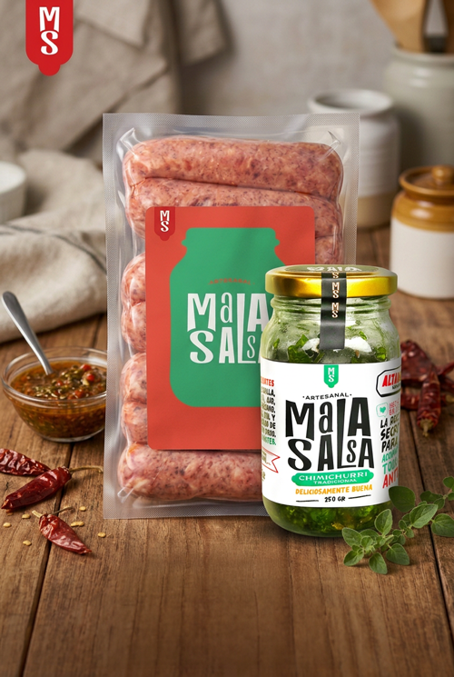 Combo Parrillero: Chorizos Argentinos + Mala Salsa 250g
